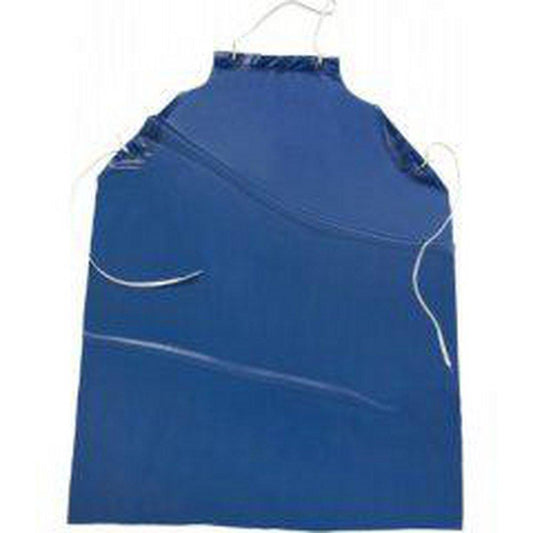 45 in. x 8 mil Vinyl Disposable Apron in Blue (Case of 6 Dozen)
