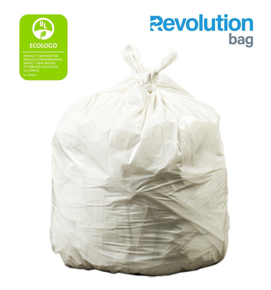 Revolution Bag® EcoMax 55 lb. Trash Can Liner in Natural (Case of 250)