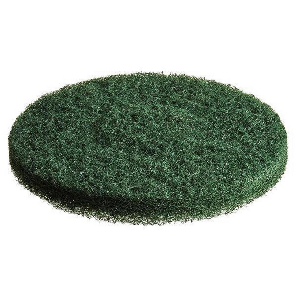 8 in. Scrubbing Pad in Green (Case of 10)