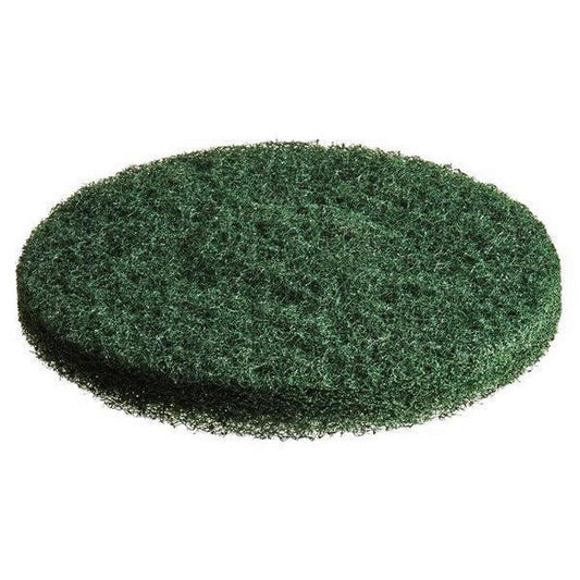 8 in. Scrubbing Pad in Green (Case of 10)