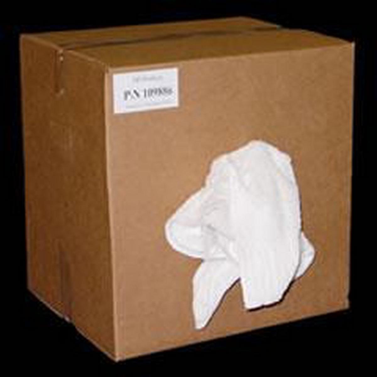 24 x 24 in. 25 lb. Stitched Terry Cloth Towel in White