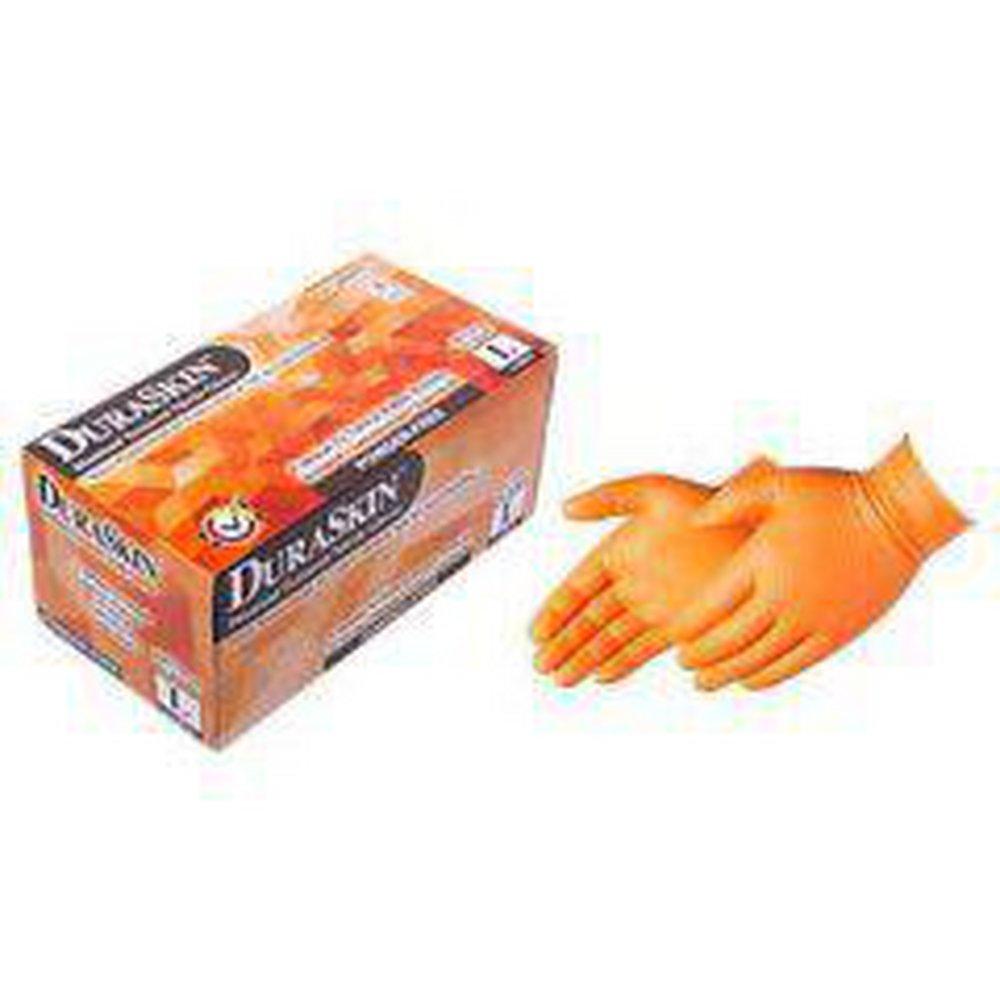 Liberty Glove & Safety DuraSkin® XL Size Nitrile Gloves in Orange