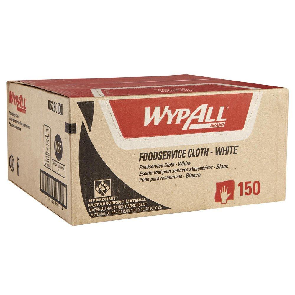 WypAll® X80 12 x 23-2/5 in. Foodservice Towel in White