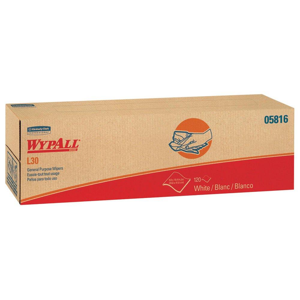 WypAll® L30 16-2/5 x 9-4/5 in. Economizer Wipe in White (Case of 6)