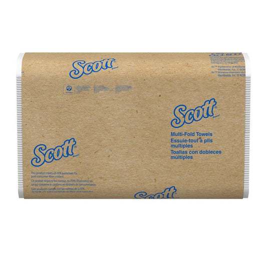 250-Count 9-2/5 in. Multi-Fold Paper Towel in White (Case of 12)