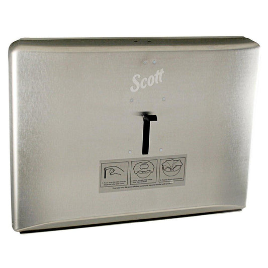 Personal Toilet Seat Cover Dispenser in Stainless Steel