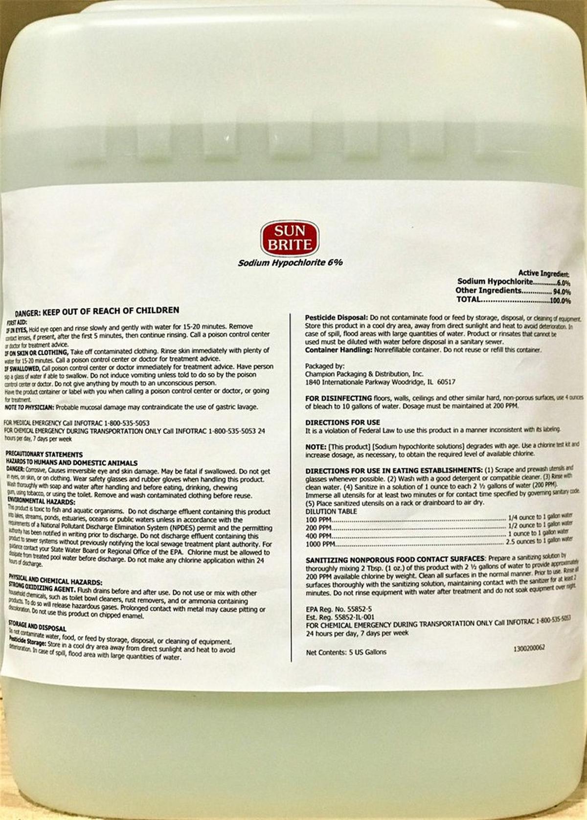 5 gal Dishwashing Cleaner