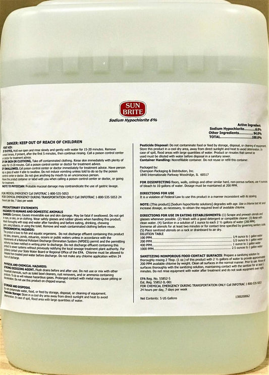 5 gal Dishwashing Cleaner