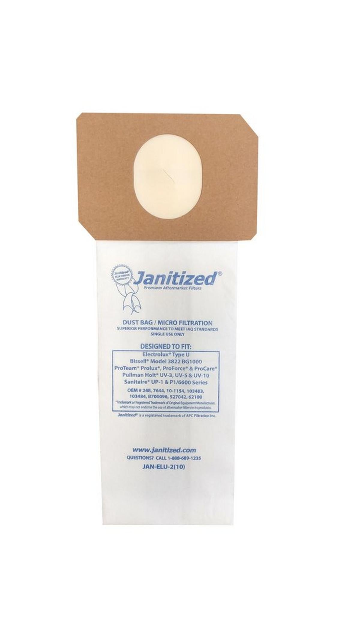 Vacuum Bag for ProLux and Electrolux Vacuum Cleaners (Pack of 10)