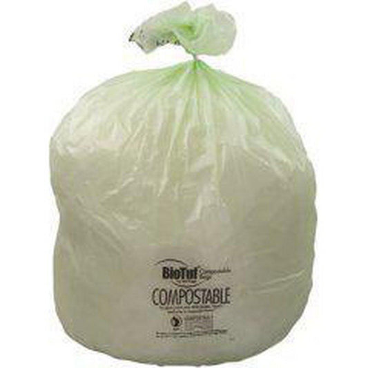 Heritage Bag Company BioTuf® 38 x 58 in. 0.9 mil 60 gal Can Liner in Light Green (Case of 100)