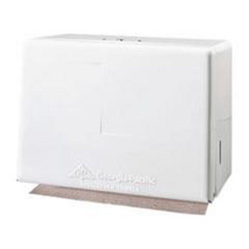 Steel Single Fold Paper Towel Dispenser in White
