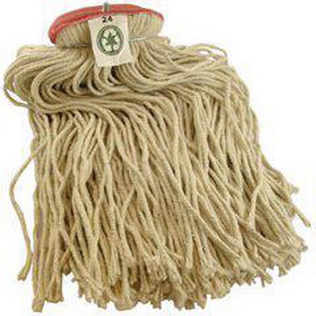 Golden Star Mops Starline™ Cotton Wet Mop in White