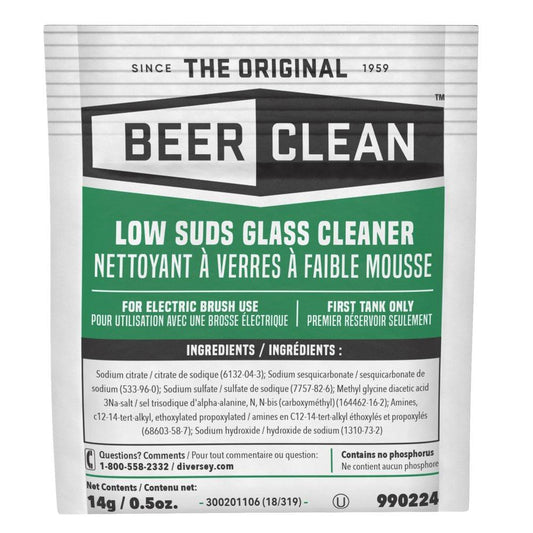0.5 oz. Beer Clean Glass Cleaner in Opaque White