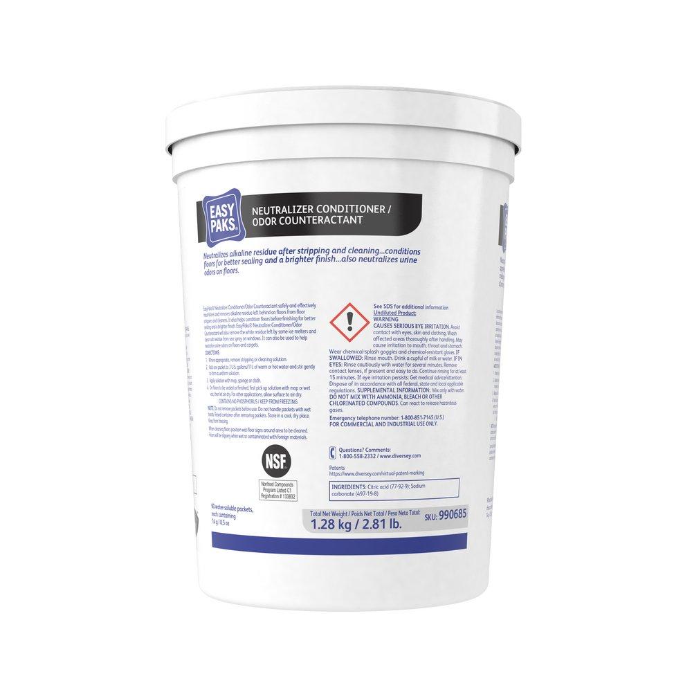 Diversey Easy Paks® .5 oz. Neutralizer Conditioner/Odor Counteractant, 2 Per Case