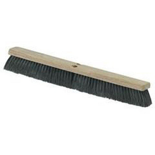 Carlisle Flo-Pac® 18 in. Hardwood and Tampico Fiber Floor Sweep Brush in Black