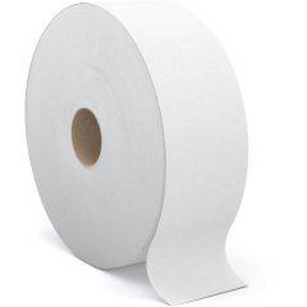1400 ft. x 3-1/2 in. Jumbo Roll Bath Tissue in White (Case of 6)