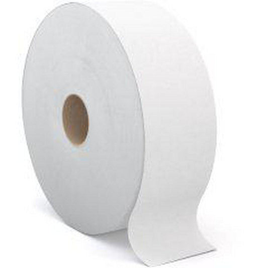 1400 ft. x 3-1/2 in. Jumbo Roll Bath Tissue in White (Case of 6)