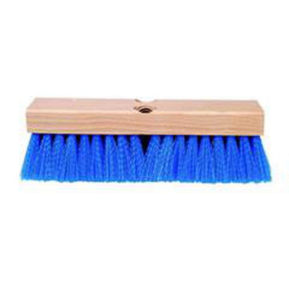 Carlisle Flo-Pac® 10 x 2-87/100 in. Wood and Polypropylene Deck Scrub in Blue (Case of 12)