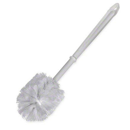 11 in. Compact Bowl Brush in White