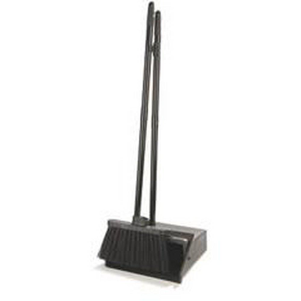 Carlisle Duo-Pan™ 36 x 36 x 11-4/5 in. Polypropylene Lobby Dust Pan and Broom Combination in Black