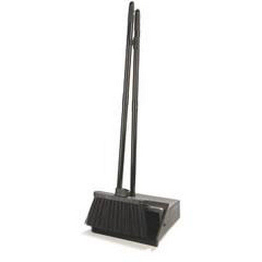 Carlisle Duo-Pan™ 36 x 36 x 11-4/5 in. Polypropylene Lobby Dust Pan and Broom Combination in Black