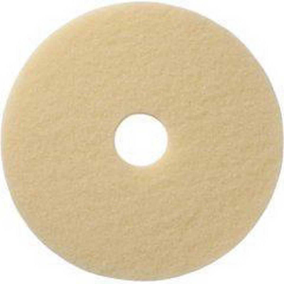 19 in. Ultra High Speed Burnishing Pad in Beige (5 Pack)