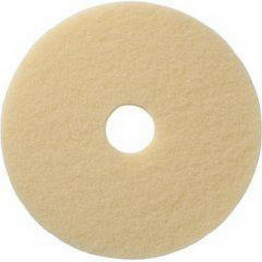19 in. Ultra High Speed Burnishing Pad in Beige (5 Pack)
