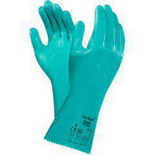 Ansell Occupational Healthcare Sol-Knit® Size 8 Cotton and Rubber Assembly and Automotive Reusable Gloves in Green (Pack of 1 Dozen)