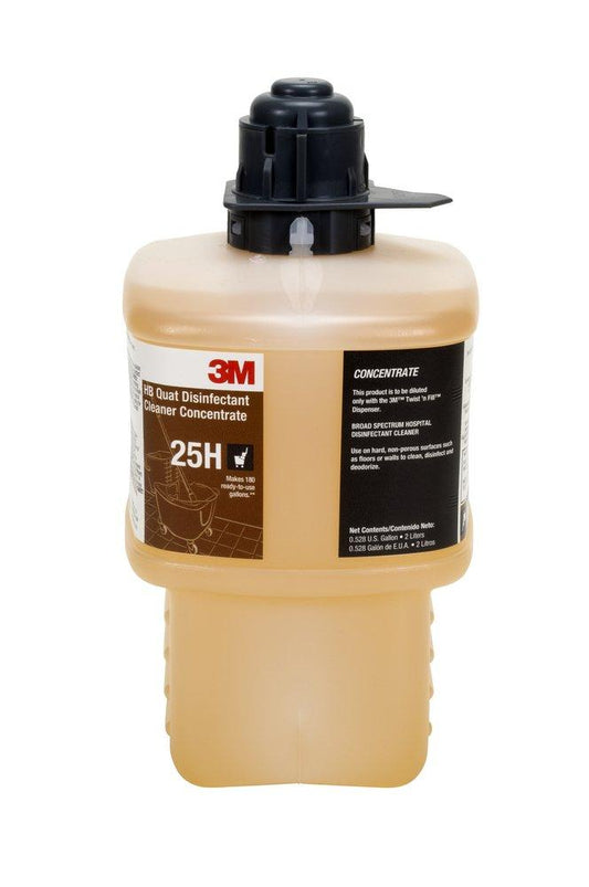 3M™ 25H 2 L Concentrated HB Quat Disinfectant Cleaner