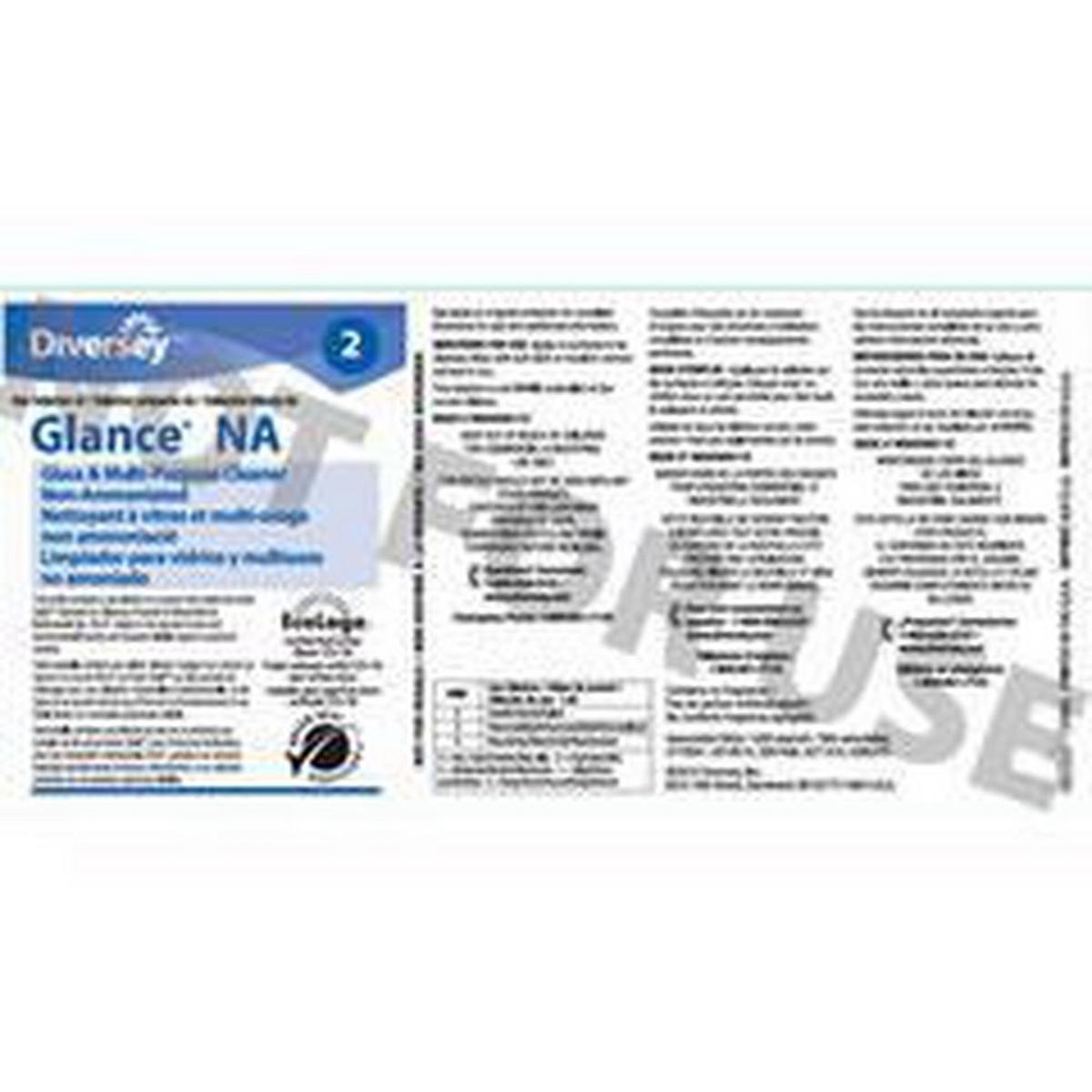 Product Label for #2 Glance® Glass and Multi-Purpose Cleaners