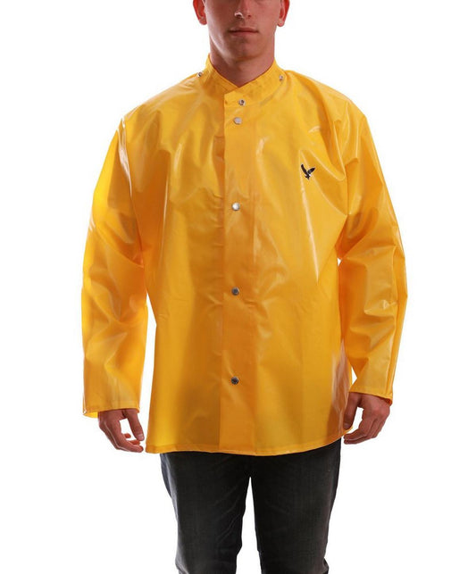 Tingley Iron Eagle® XL Size 10 mil Polyurethane and Nylon Rain Jacket in Yellow