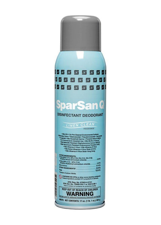 Spartan Chemical Sparsan Q® 20 oz. Linen Clean Disinfectant Deodorant (12 Per Case)