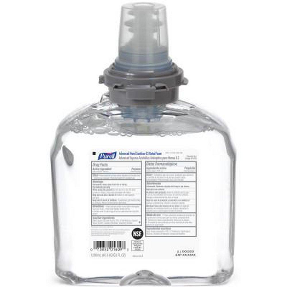 PURELL® Advanced 1200ml Hand Sanitizer E3 Rated Foam Refill for PURELL® TFX™ Dispenser (2 Per Case)
