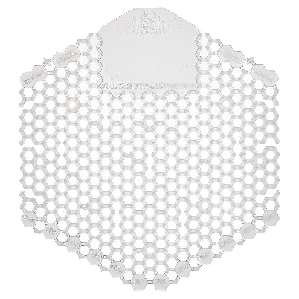 Fresh Products Wave 3D 30-Day Clear Urinal Screen in Mango (Box of 10)