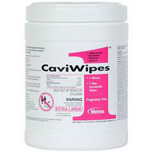 Metrex CaviWipes1™ 9 x 12 in. Multi-purpose Disinfectant and Decontaminant Wipes