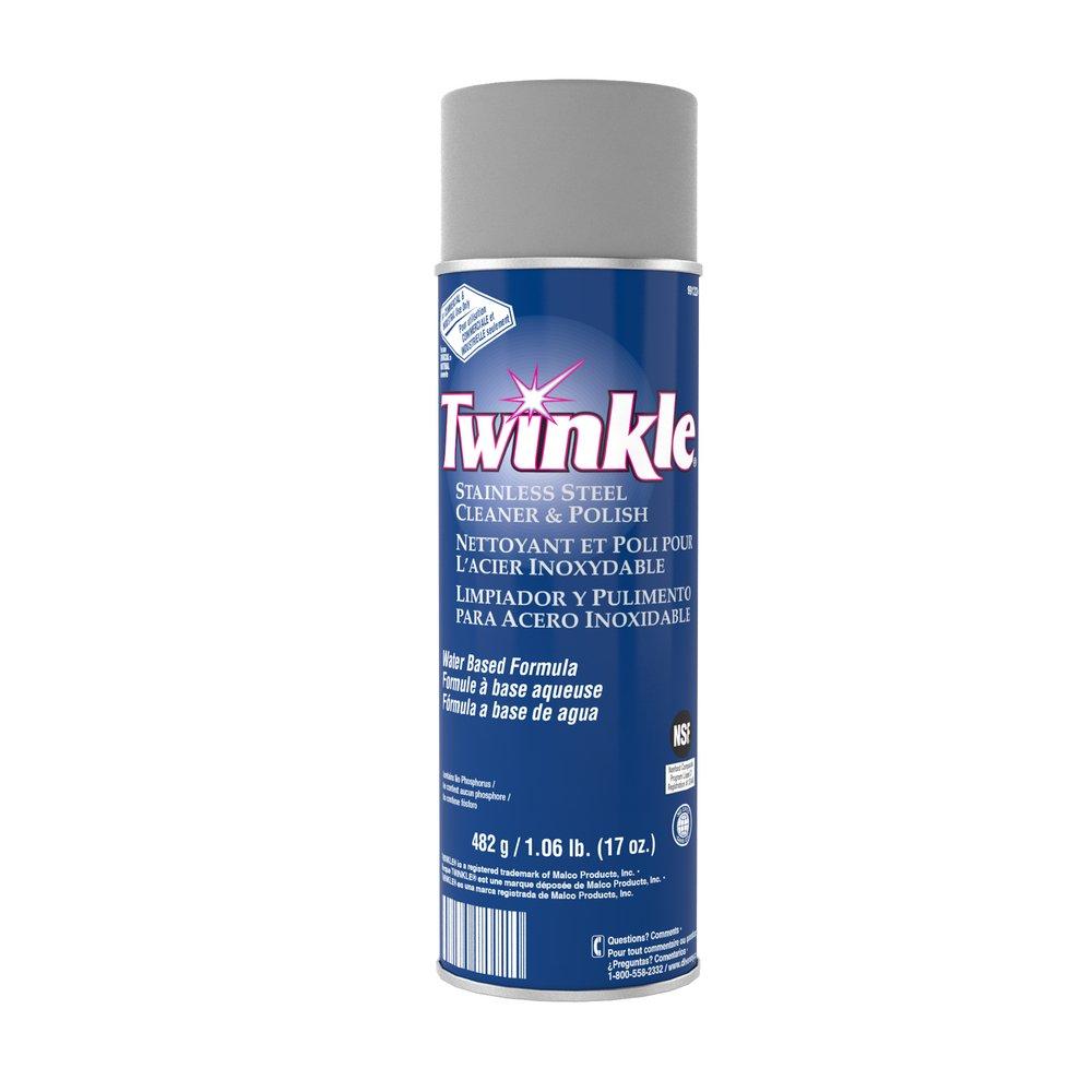 Diversey Twinkle® 17 oz. Stainless Steel Cleaner and Polish, 12 Per Case