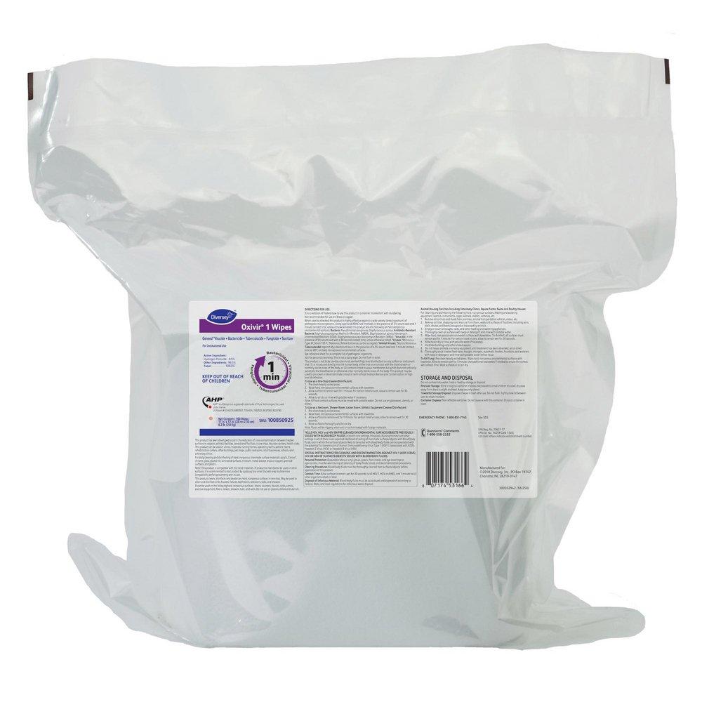 Diversey Oxivir® 1 160 ct. Disinfectant Wipes Refill Pack (Case of 4)