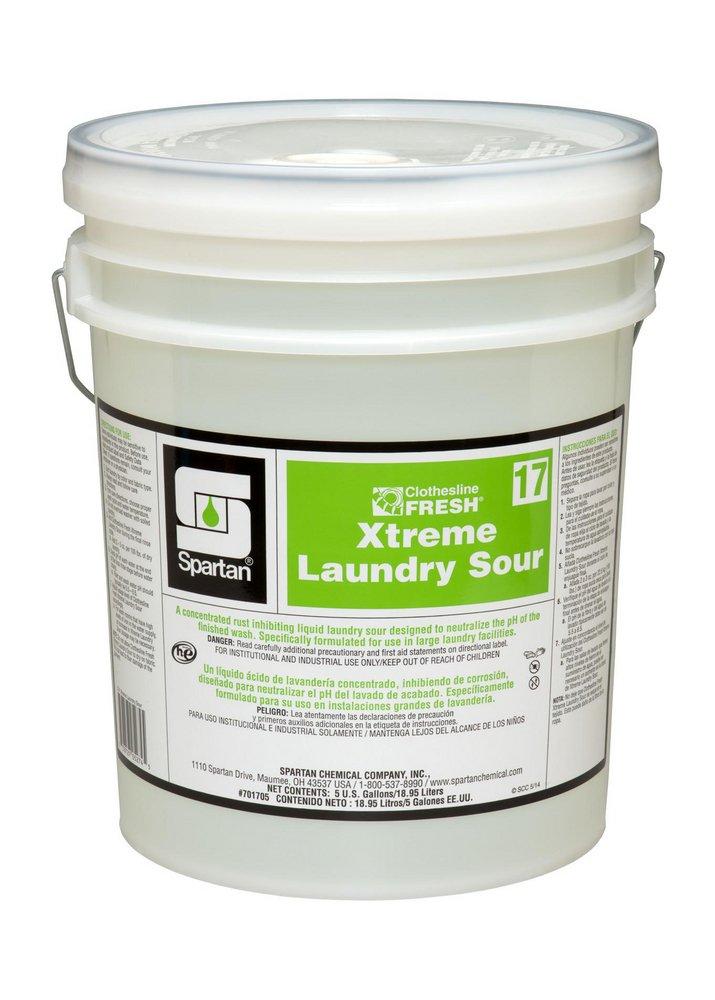 Spartan Chemical Clothesline Fresh® Xtreme Laundry Sour 17 5 gal Laundry Sour 17