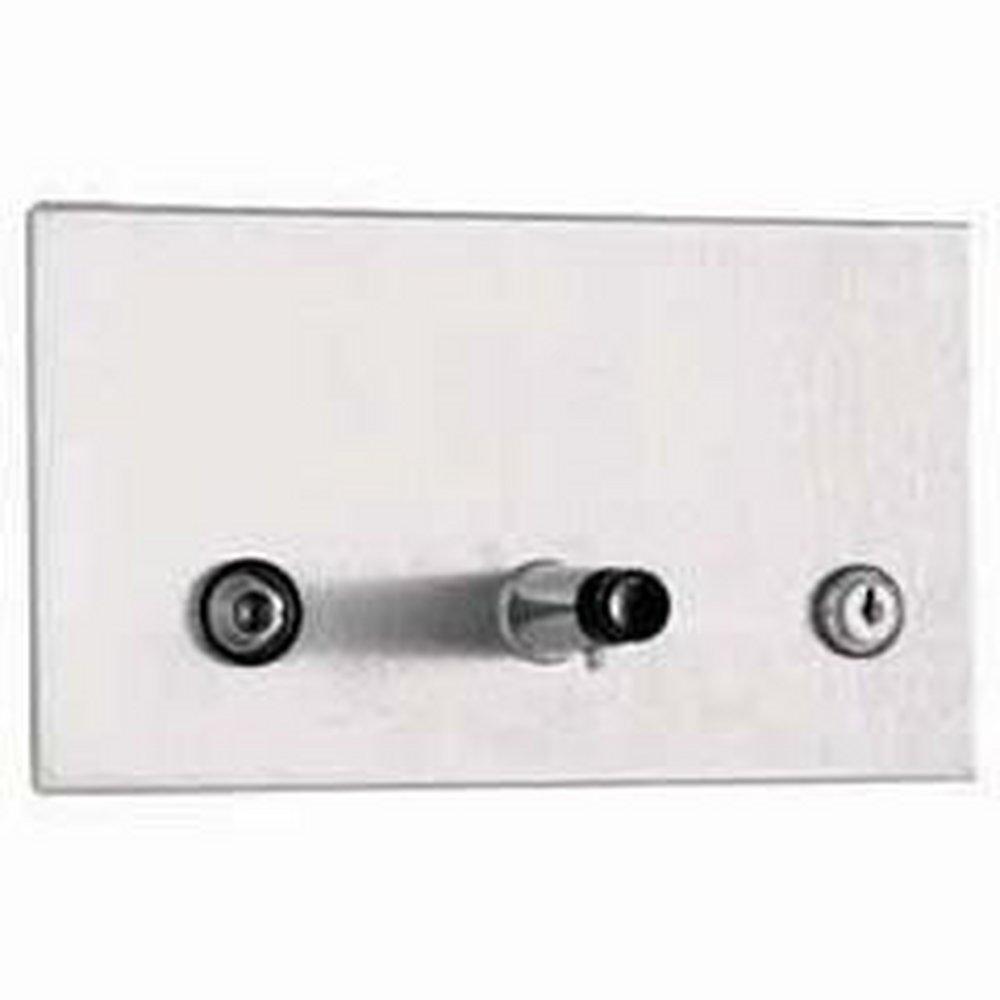 Bobrick TrimLine Series™ 8-3/8 x 4-3/8 x 3-7/8 in Wall Mount Stainless Steel Recessed Soap Dispenser in Satin