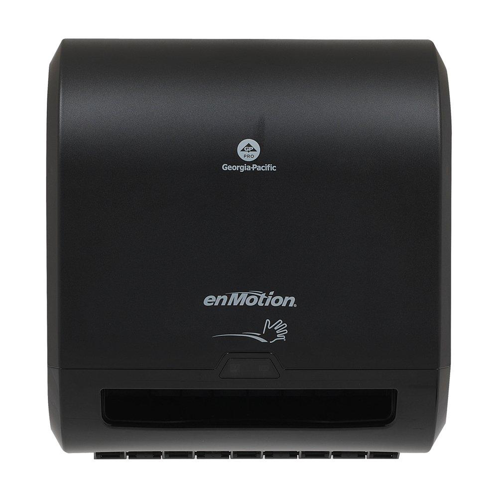 Georgia-Pacific enMotion® Impulse® 1-Roll Surface Mount Automated Touchless Plastic Paper Towel Dispenser in Black