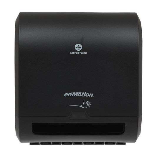 Georgia-Pacific enMotion® Impulse® 1-Roll Surface Mount Automated Touchless Plastic Paper Towel Dispenser in Black
