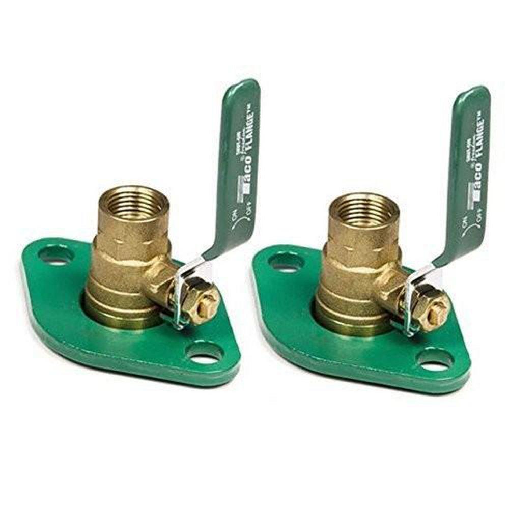 3/4 in. NPT Brass Shut-Off Flange Kit