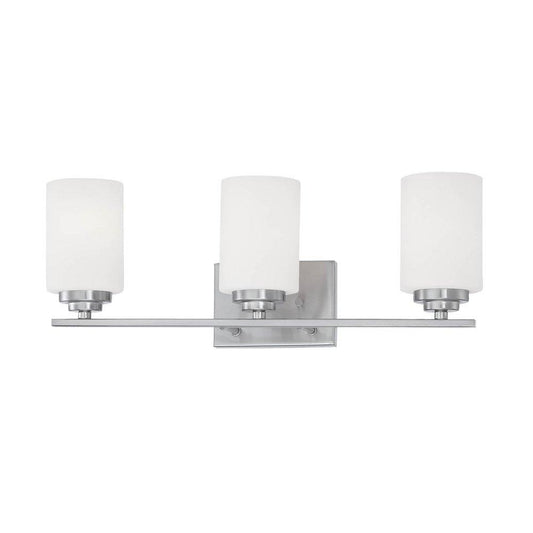Millennium Lighting Durham 3-Light Vanity Fixture in Satin Nickel