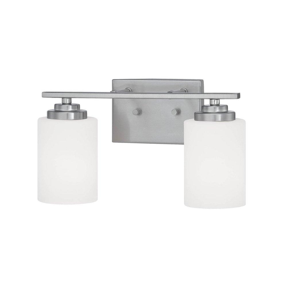 Millennium Lighting Durham 2-Light Vanity Fixture in Satin Nickel