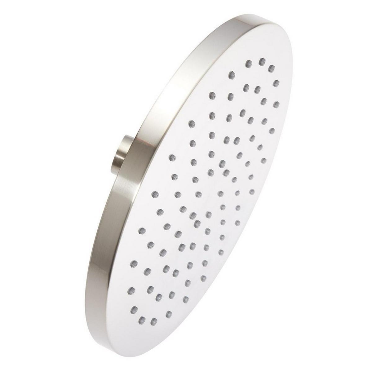 Signature Hardware Elita Pressure Balanced Shower Only Trim Package in Brushed Nickel with Lever Handle - Includes Valve