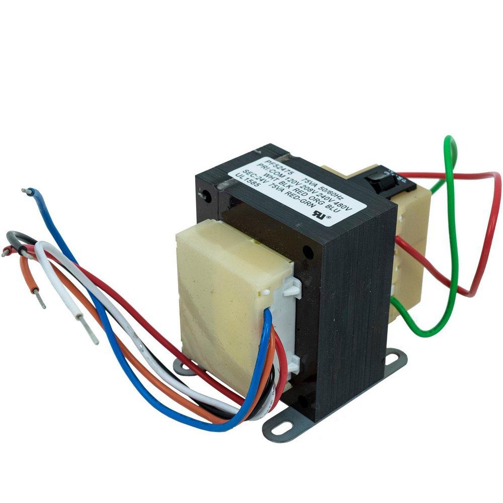 75 VA 120/208/240/480V to 24V Foot Mount Step-Down Transformer