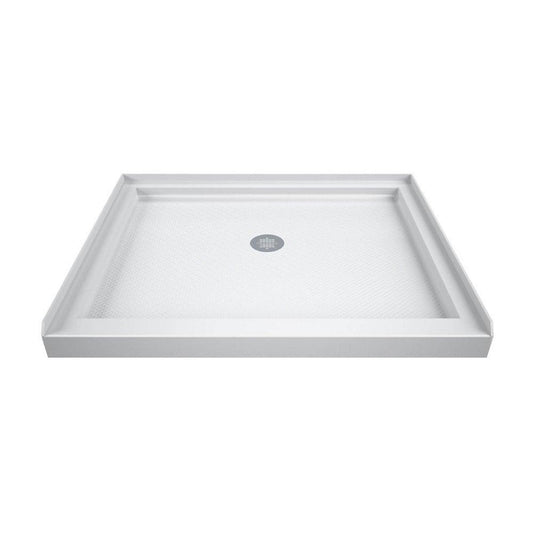 DreamLine SlimLine 42 in. x 42 in. Shower Base with Center Drain in White