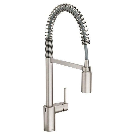 Moen Align™ Single Handle Pull Down Touchless Kitchen Faucet in Spot Resist™ Stainless