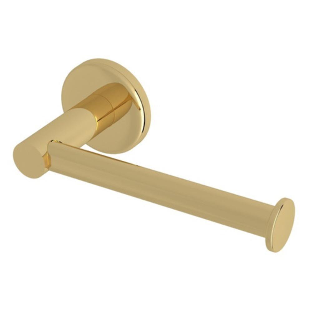 ROHL® Lombardia Wall Toilet Tissue Holder in Unlacquered Brass