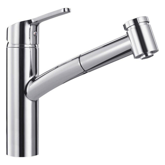 Franke Smart Single Handle Pull Out Kitchen Faucet in Polished Chrome
